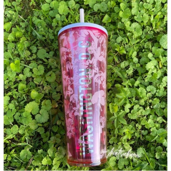 Starbucks Rare Cherry Blossom Tumbler WASHINGTON DC  NWT - Picture 3 of 5